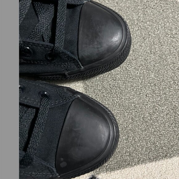 Converse All Star Chuck Taylor Black High Top Sneakers Men's 10.5/Women's 12.5 - Picture 4 of 14
